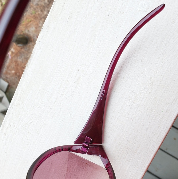 Raspberry Pink Rhinestone-encrusted Sunnies - Picture 12 of 14